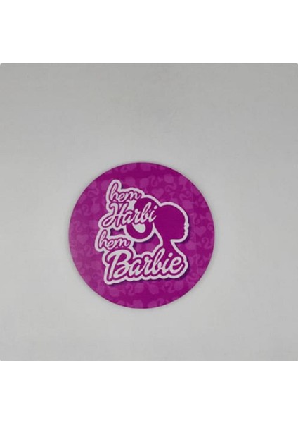 Hem Harbi Hem Baskılı Ahşap Bardak Altlığı