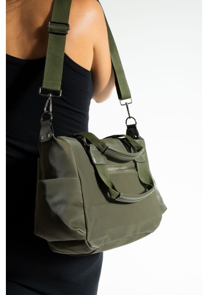 Kadın Çok Gözlü Suya Dayanıklı Ayarlanabilir Çapraz Askılı El ve Omuz Çantası fırsatları