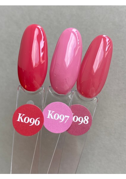 Kalıcı Oje K096, Koyu Mercan, 4 ml