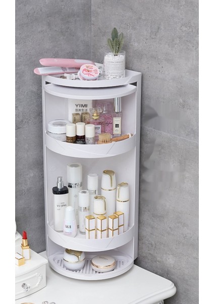Weırsoın Yaratıcı Banyo Köşe Depolama Rafı, Mutfak ve Banyo Döner Depolama Rafı, Lavabo Üçgen Depolama Rafı (Yurt Dışından) fırsatları
