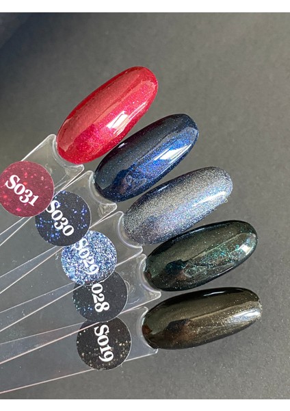 Kalıcı Oje S031, Parıltılı Vişne, 4 ml