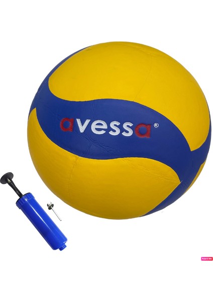 VLB-4000 Official Voleybol Topu Soft Yapıştırma 3 Astar 270 gr +Top Pompası