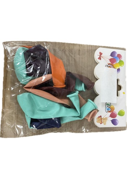 Metalik Dekor Karışık Renk 8 Li