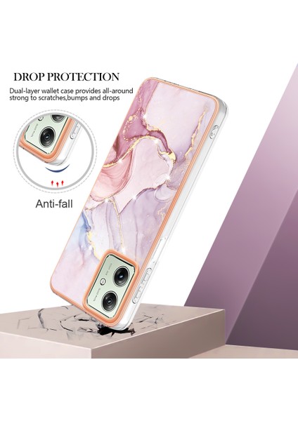 Motorola Moto G54 5g Elektrapılaşma Mermer Desen Telefon Kapağı (Yurt Dışından) modelleri