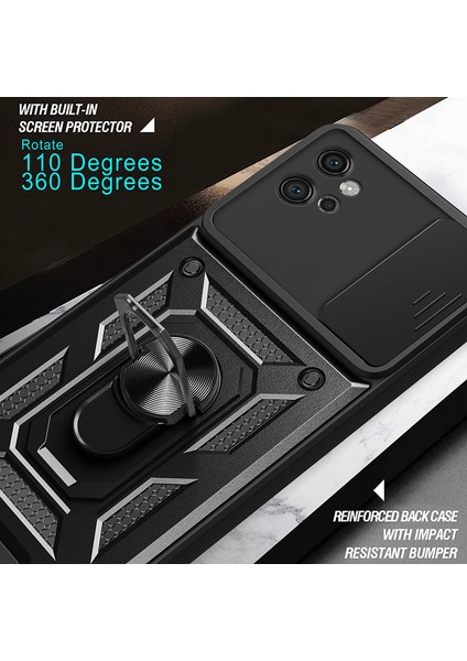 Motorola Moto G32 4g Pc+Tpu Kickstand Telefon Kapağı Slayt Lens Kapağı ile (Yurt Dışından) indirimleri