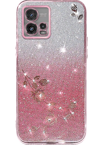 Motorola Moto G72 5g Tpu Case Rhinestone Çiçek Telefon Kapağı Taşıma Kayışı (Yurt Dışından) fiyatları