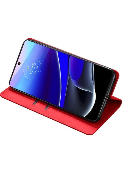 Motorola Moto G Stylus Cilt-Touch Flip Stand Anti Drop Pu Deri Telefon Kapağı (Yurt Dışından)