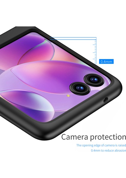 Motorola Razr 40 Ultra 5g Düz Renk Sert Pc Telefon Kılıfı Çizgiye Döküm Anti Şok Geçirmez Kapak (Yurt Dışından) fiyatları