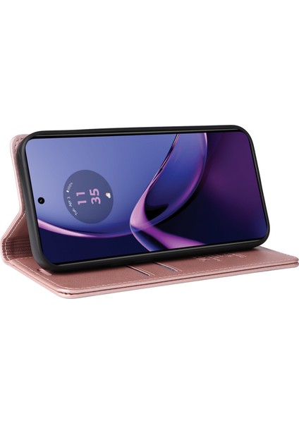 Motorola Moto G84 5g Manyetik Kapanış Deri Cüzdan Telefon Kapağı (Yurt Dışından) fırsatları