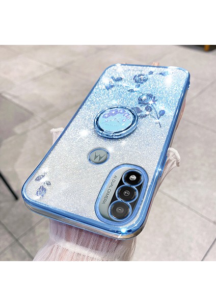 Motorola Moto E20 Tpu Kasa Çiçek Dekor Cep Telefonu Kapağı Kickstand ile (Yurt Dışından) fiyatları