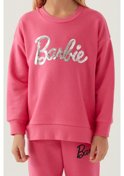 Kız Çocuk Pembe Sweatshirt