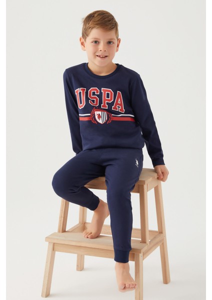 U.s. Polo Assn. Lacivert Erkek Çocuk Pijama Takım