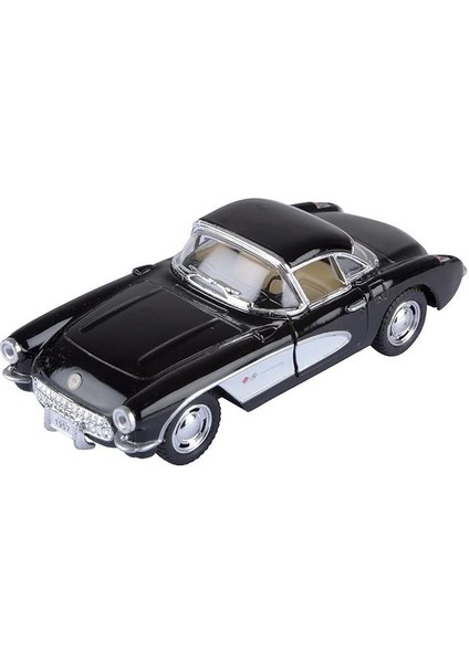 1957 Chevrolet Corvette 1/34 Siyah Model Araba