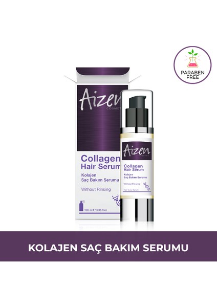 Collagen Hair Serum - Kolajen Saç Bakım Serumu 100 ml 3,38 Fl.oz