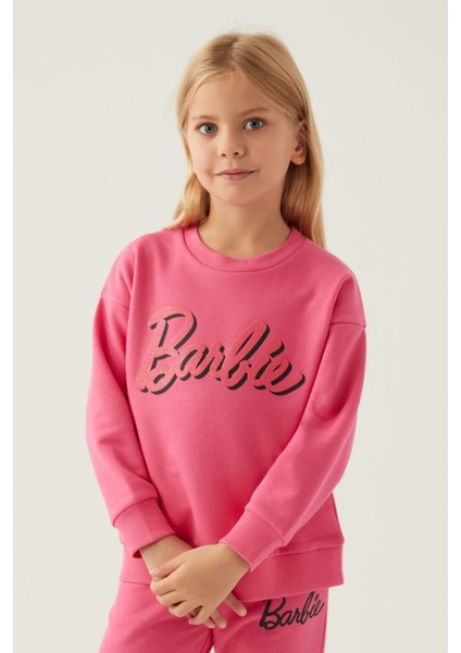 Kız Çocuk Pembe Sweatshirt