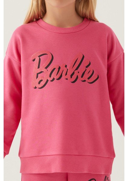 Kız Çocuk Pembe Sweatshirt