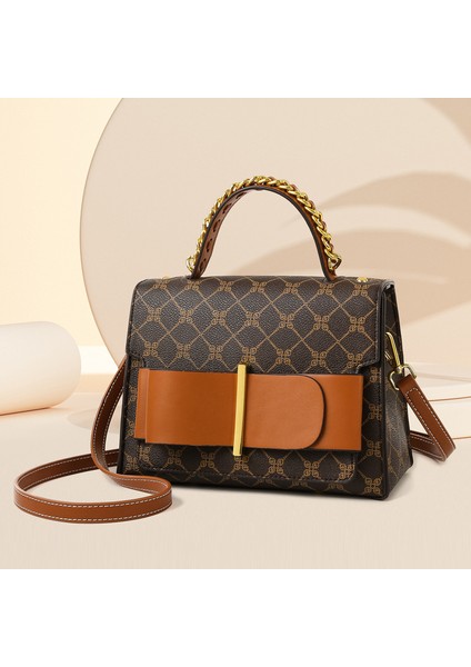 Kadın Taşınabilir Küçük Kare Çanta Avrupa ve Amerika Retro Presbiyopik Omuz Crossbody Çanta Mizaç Moda Kadın Çantası Ins (Yurt Dışından)