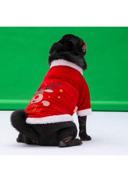 Merry Christmas Küçük Köpek Yılbaşı Sweatshirtü