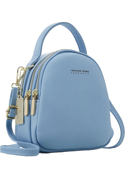 Dk 2023 Yeni Sırt Çantası Kadın Kore Versiyonu Düz Renk Kadın Rahat Çanta Basit Büyük Kapasiteli (Yurt Dışından)