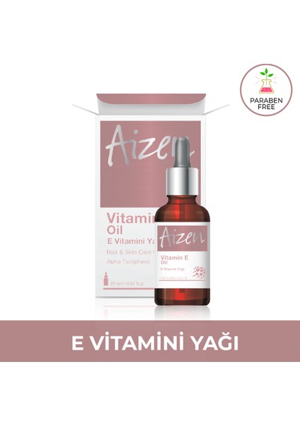 Vitamin E Oil - E Vitamini Yağı Serum 0,67 Fl.Oz 20 ml