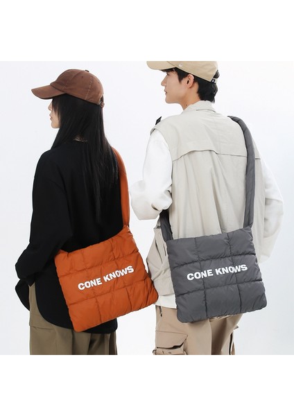 Yeni Premium Puf Aşağı Çanta Erkek ve Kadın Moda Omuz Çantası (Yurt Dışından)