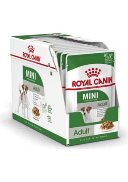 Mini Adult Pouch Yetişkin Köpek Konserve 85GRX12 Adet
