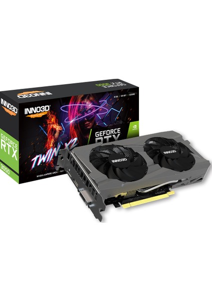 INNO3D Nvidia Geforce RTX3050 Twin X2 8gb 128BIT Gddr6 Ekran Kartı