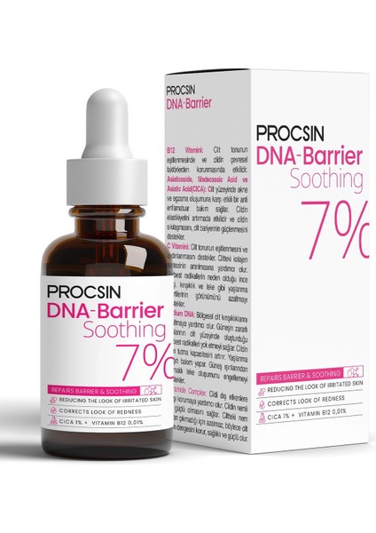 Procsın DNA-Barrier Soothing Cilt Bariyeri Onarıcı Güçlendirici Serum 30 ml