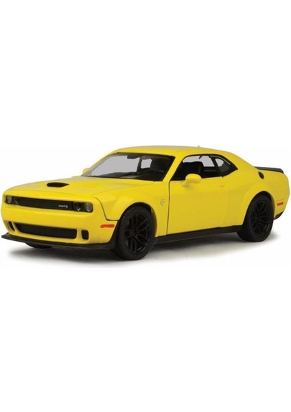 2018 Dodge Challenger Srt Hellcat Widebody 1/24 Sarı Model Araba
