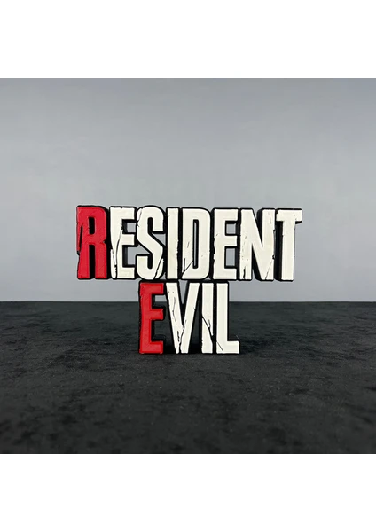 Resident Evil Logo Figür - Premium Koleksiyon Parçası