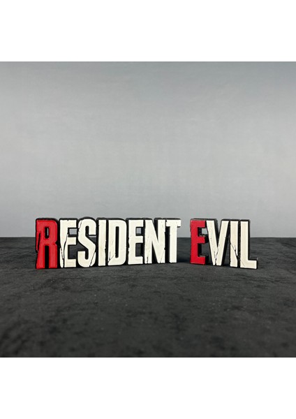 Resident Evil Logo Figür - Premium Koleksiyon Parçası