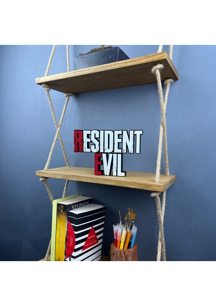 Resident Evil Logo Figür - Premium Koleksiyon Parçası