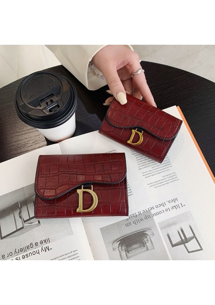 Kadın Küçük Cüzdan Lüks Mini Bozuk Para Cüzdanı Kadın Çanta Mektup Cüzdan Çoklu Kart Kart Tutucu Küçük Cüzdan Bozuk Para Cüzdanı El Çantası (Yurt Dışından) modelleri