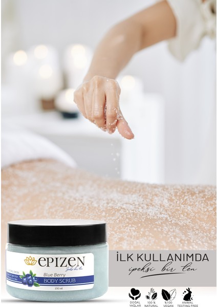 Yaban Mersini Aromalı El ve Vücut Peeling Besleyici Arındırıcı Batık Giderici