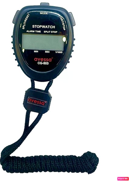 CG-503 Hafızasız Çok Fonksiyonlu Elektronik Stopwatch Kronometre Siyah