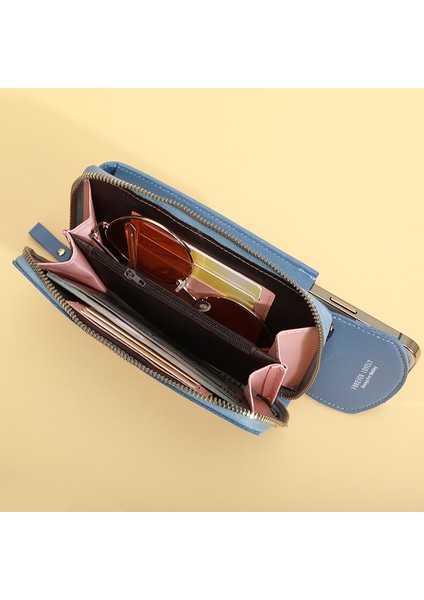 Yeni Kadın Uzun Cüzdan Omuzdan Askili Çanta Kadın Cüzdan Debriyaj Bayan Çanta Fermuarlı Telefon Cebi Kart Tutucu Bayanlar Carteras (Yurt Dışından) fırsatları