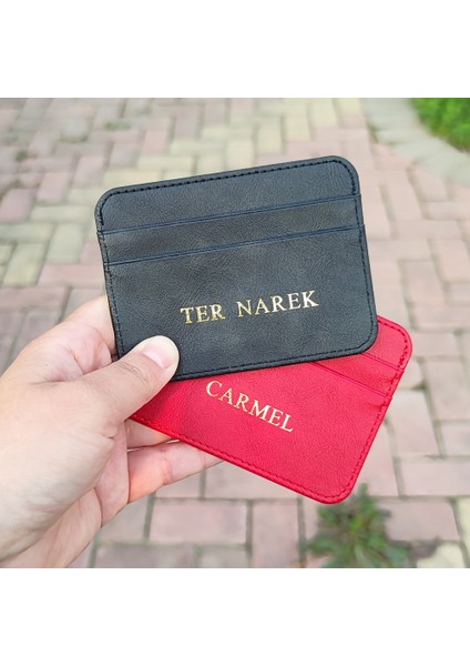 Özelleştirilmiş Mini Kadın Erkek Kart Sahibinin Rfıd Düz Renk Ince Ince Cüzdan Kılıf Kazınmış Adı Çoklu Kart-Bit Paketi Çanta Çanta Kımlık Kartı (Yurt Dışından) fiyatları