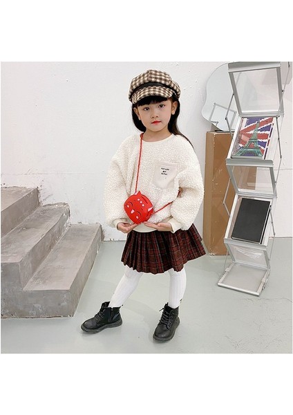 Çocuk Crossbody Çanta Sevimli Kedi Çocuklar Moda Bozuk Para Cüzdanı Cüzdan Çanta Güzel Erkek ve Kız Mini Omuz Çantaları Cüzdan (Yurt Dışından) fırsatları