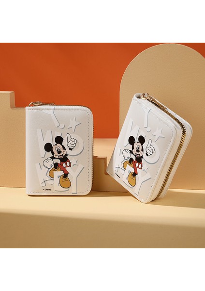 Disney Mickey Moda High-End Kadın Kart Tutucu Yüksek Kaliteli Çoklu Kart Yuvası Kartlıklı Cüzdan Pu Fermuar Lüks Kart Tutucu (Yurt Dışından) fiyatları