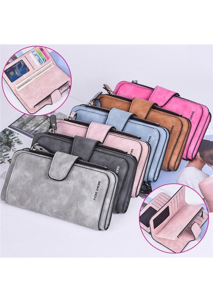Kadın Cüzdan Moda Bayan Bileklik Çanta Uzun Para Çantası Fermuar Bozuk Para Cüzdanı Kartları Kımlık Tutucu Debriyaj Kadın Cüzdan Çanta Notecase (Yurt Dışından)