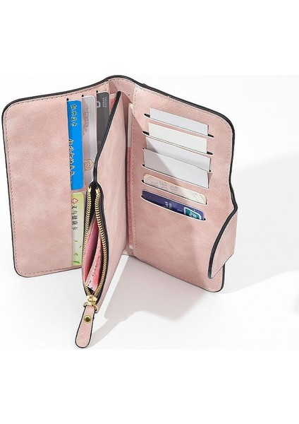 Kadın Cüzdan Moda Bayan Bileklik Çanta Uzun Para Çantası Fermuar Bozuk Para Cüzdanı Kartları Kımlık Tutucu Debriyaj Kadın Cüzdan Çanta Notecase (Yurt Dışından) indirimleri