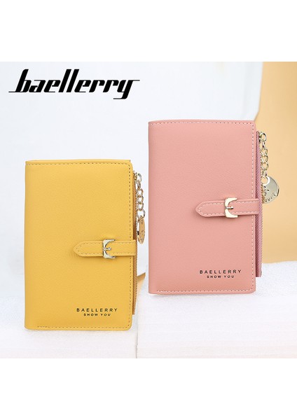 Baellerry Cüzdan Kadın Büyük Kapasiteli Orta Uzunlukta El Çantası Tüm Maç Basit Fermuar Toka Kart Durumda Pu Deri Bozuk Para Cüzdanı (Yurt Dışından) fiyatları