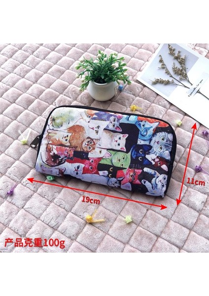 Kawaii Karikatür Corgi Köpek Cüzdan Kadın Çanta Telefon Kredi Kartı Sahipleri Para Çantaları Sevimli Çanta Bayanlar Uzun Cüzdan Hediye (Yurt Dışından) fırsatları
