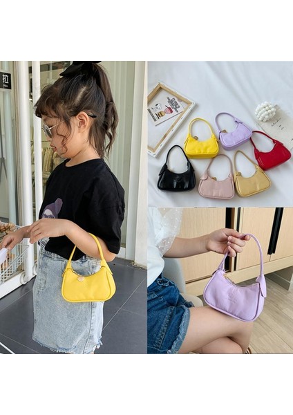 Moda Prenses Aksesuarları Mini Bozuk Para Cüzdanı Güzel Çocuk Küçük Omuzdan Askili Çanta Pu Deri Kız Bebek Cüzdan Çanta Çocuk Hediye (Yurt Dışından)