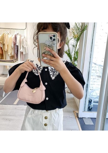 Moda Prenses Aksesuarları Mini Bozuk Para Cüzdanı Güzel Çocuk Küçük Omuzdan Askili Çanta Pu Deri Kız Bebek Cüzdan Çanta Çocuk Hediye (Yurt Dışından) modelleri