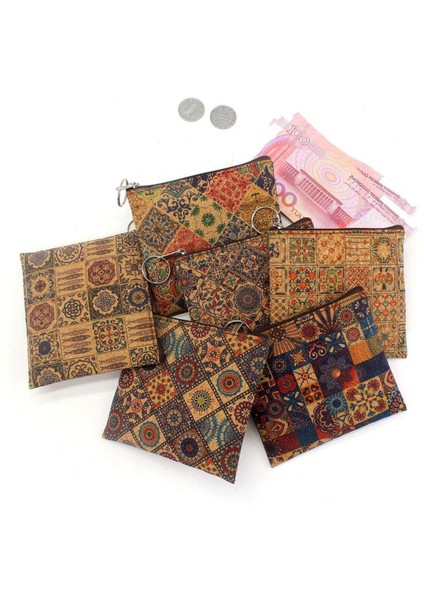 Vintage Para Çantası Kadın Fermuar Bozuk Para Çantaları Bayanlar Mini Cüzdan Kızın Mini Para Çantaları Değişim Çanta Kadın Çocuk Kılıfı Carteira (Yurt Dışından) fırsatları