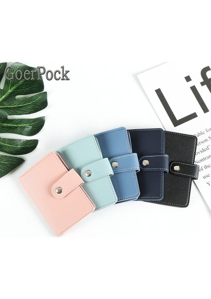 Yeni Moda Unisex Kartvizitlik Kadın Kredi Kartı Durumda Kımlık Çantası Erkekler Için Debriyaj Organizatör Cüzdan Sürücü Belgesi Yuvası ile (Yurt Dışından)