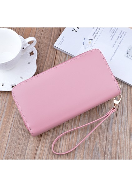 Kadın Cüzdan Uzun Taç Çift Fermuarlı Nakış Ipliği Bayan El Cüzdanı Çoklu Kart Moda Vahşi Cep Telefonu Çantası Cüzdanlar 785 (Yurt Dışından) fırsatları
