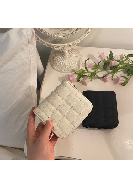 Kadın Cüzdan Konu Pu Kısa Cüzdan Öğrenciler Basit Kartlar Para Çantası Taşınabilir Fermuar Kore Tarzı Zarif Çantalar Ins Retro Chic (Yurt Dışından) fiyatları