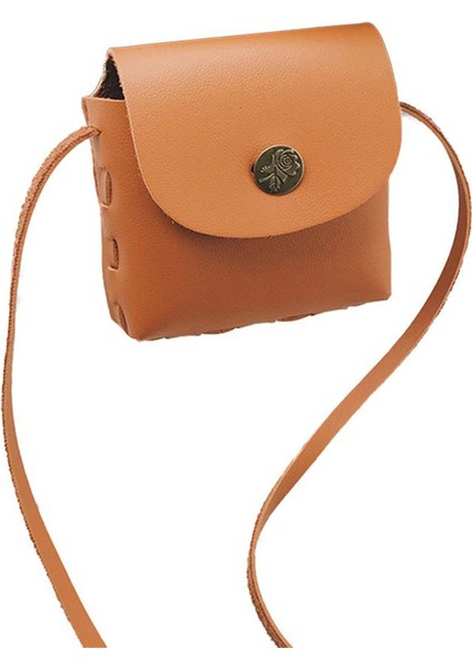 Vintage Çocuk Çantası Sevimli Düz Renk Küçük Çocuk Çantası Basit Stil Çocuk Çantası (Yurt Dışından)